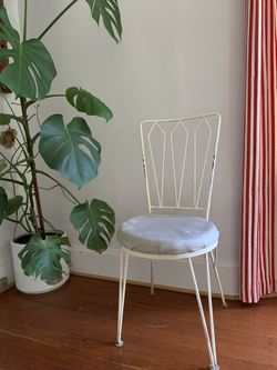 Set of Two Vintage Metal Chairs