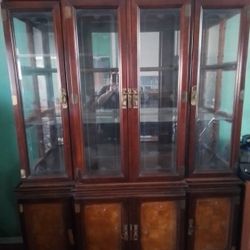 China Cabinet Hutch 