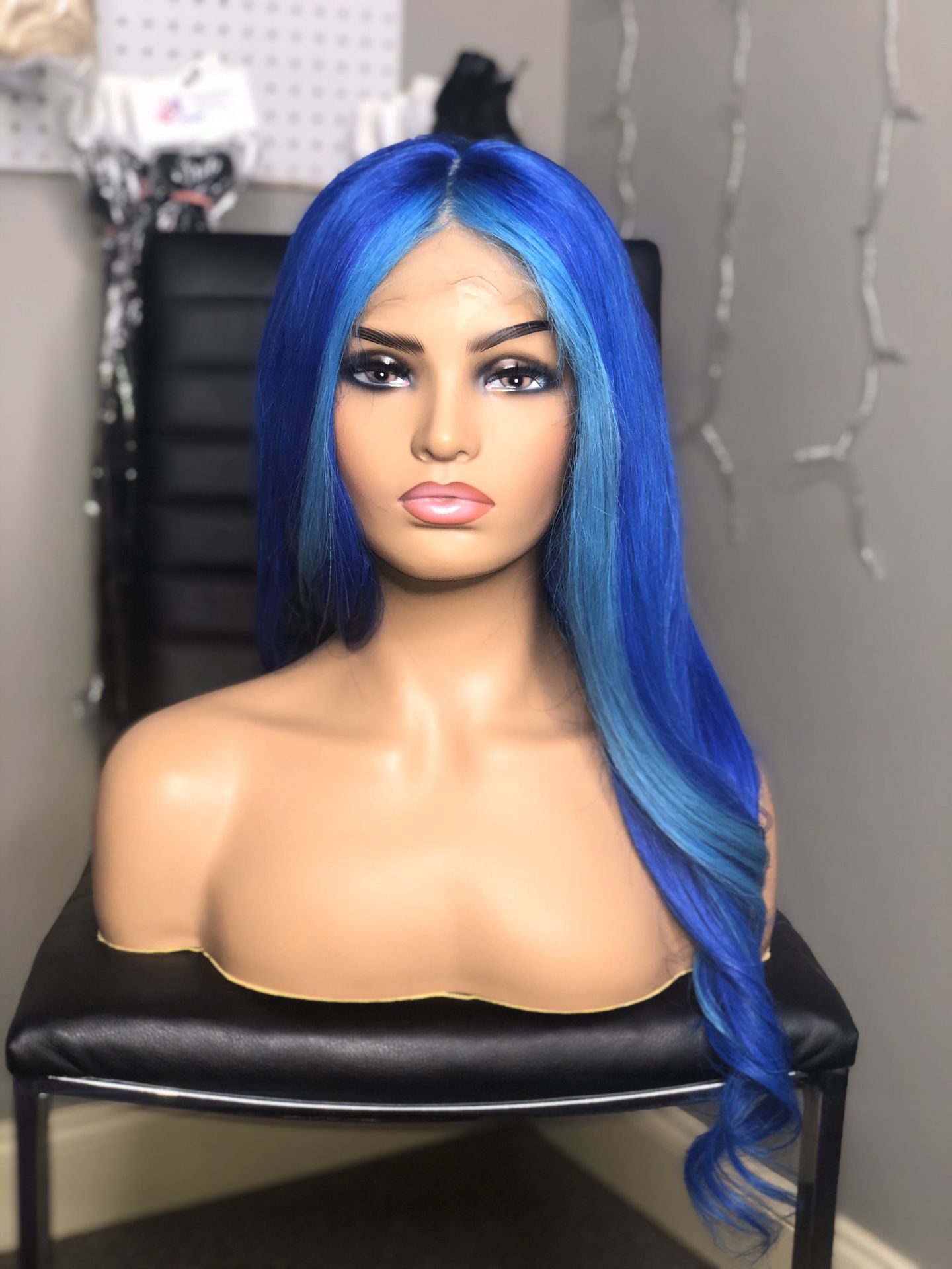 Blue Dreams- Human Hair Wig