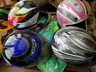 All 4 helmets motorcross 4 wheeler dirt bike