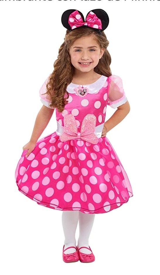 Dress minnie mouse girl birthday party halloween princess disney