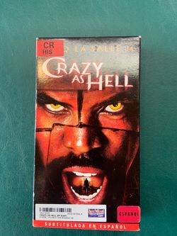 Crazy as Hell Vhs in espanol