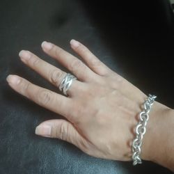 Silver Bracelet & Silver Ring
