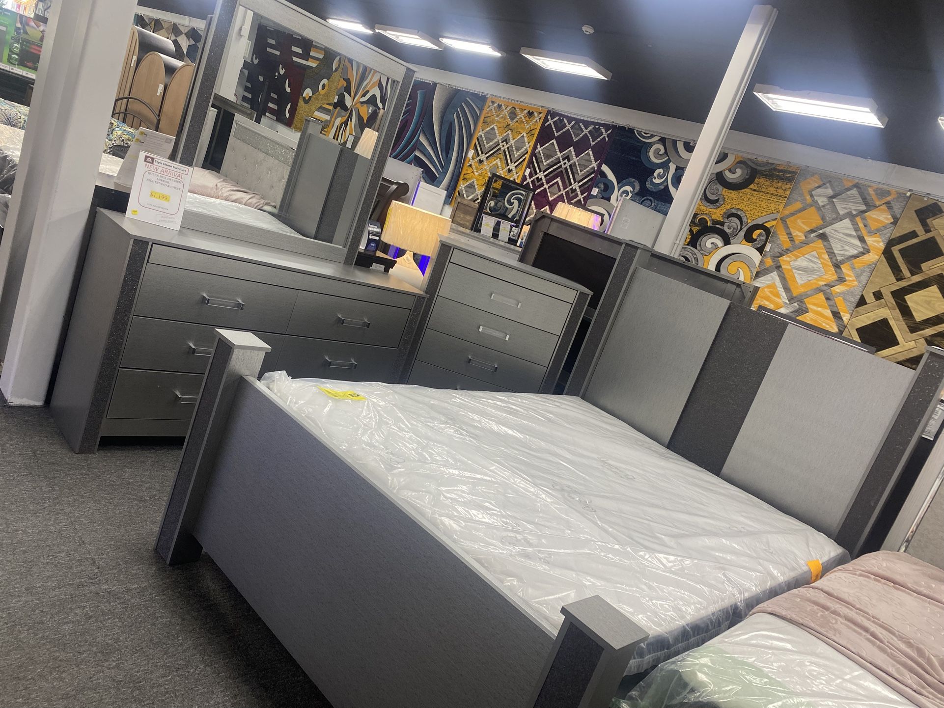 Queen Bed Frame Set $1,199