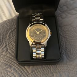 Pure Silver & Gold Watch. 