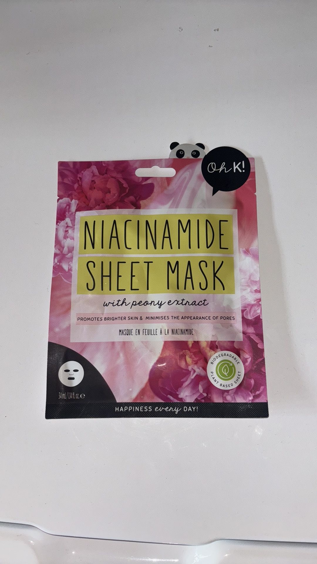 NWT Oh K! Niacinamide Sheet Face Mask