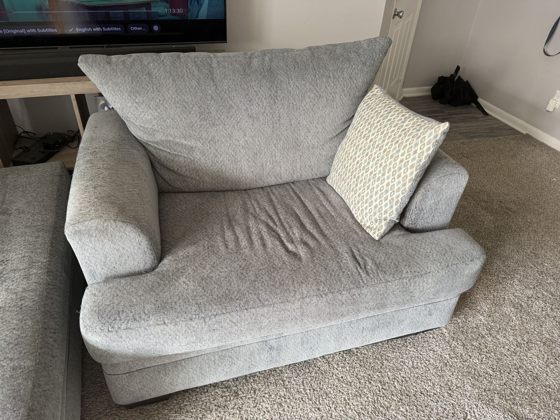 Sofa, Chair & Ottoman 