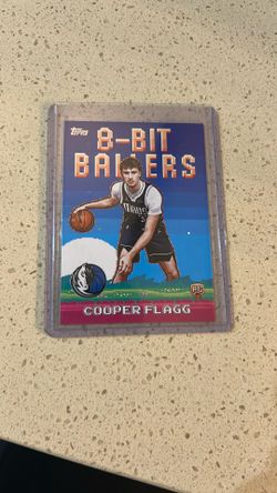 Cooper Flagg 8 Bit Ballers RC Card Topps 25-26
