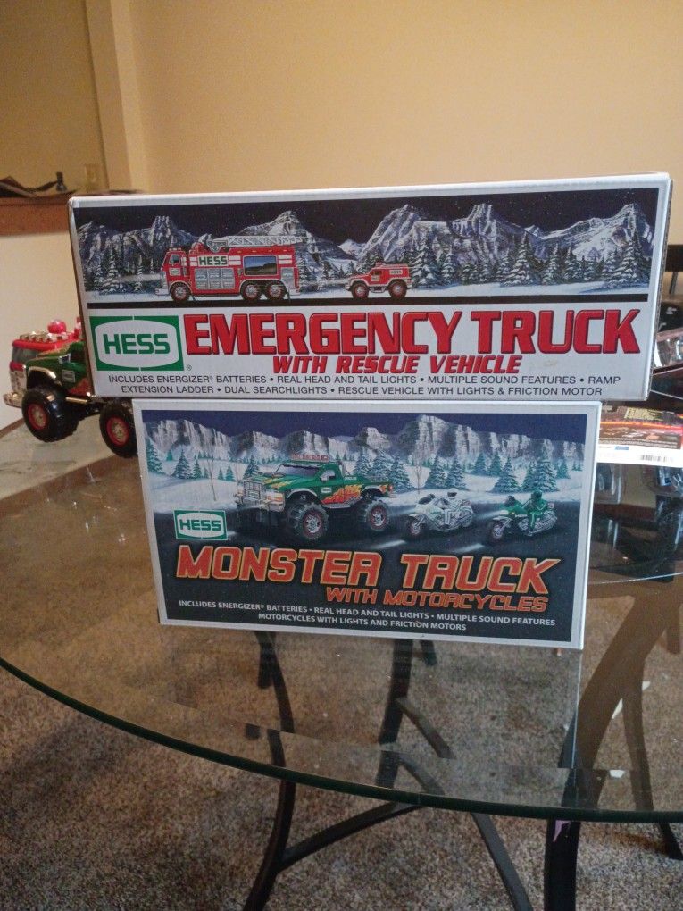 Monster Truck And Motorcycle Emergency Vehicle