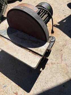 Bench Disc Sander with Motor