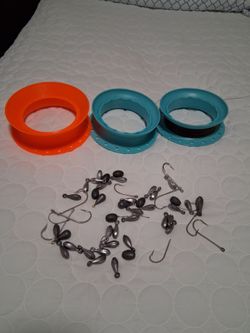 Tres carretes de mano