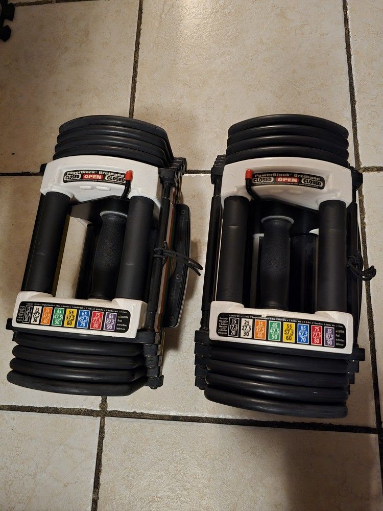 Weight Powerblock Dumbbells