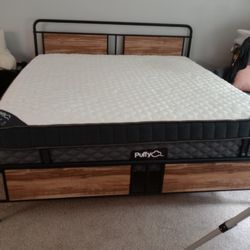 King Size Mattress And Bed Frame Puffy Royal Plush Hybrid 