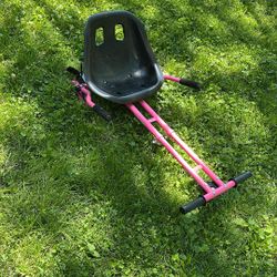 Hover board seat attachment