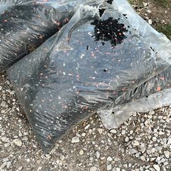 Black Rubber Playground Mulch 