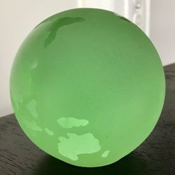 Heavy Glass World Globe PAPER WEIGHT 