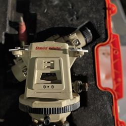 David White Universal Level Transit With Laser Plummett