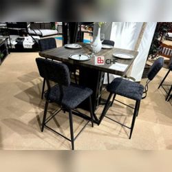 5 Pc Counter height dining table set