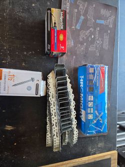 Wedge anchors, ledger lok, 2x6 hangers, connector screws
