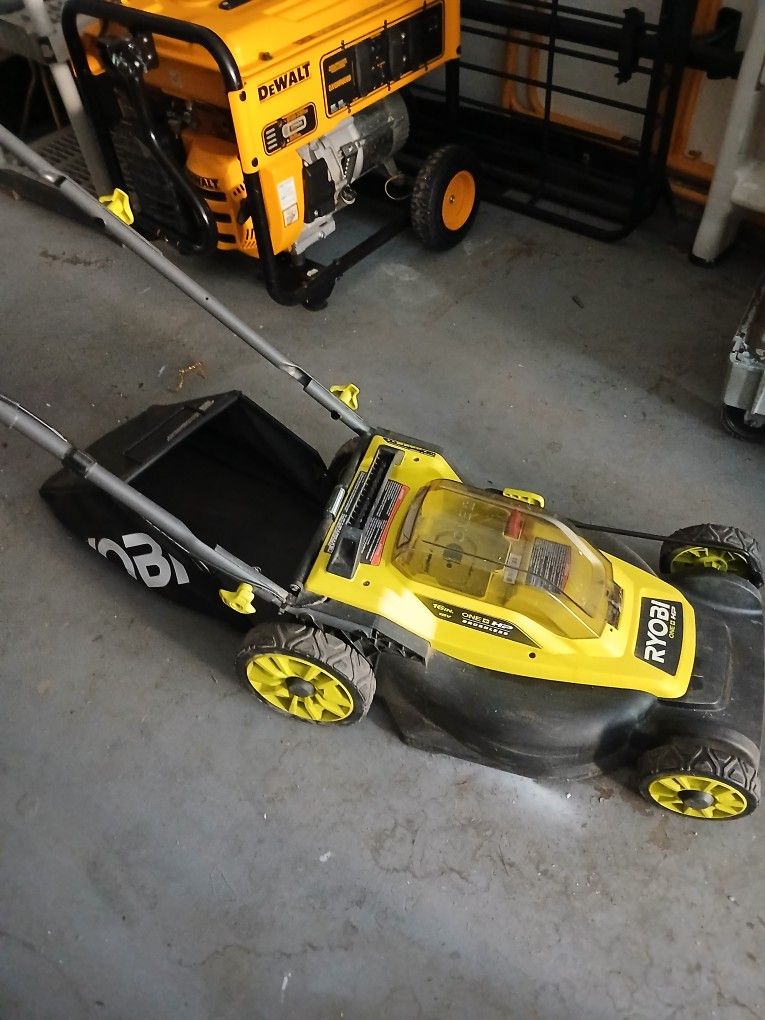 18V Battery Lawn Mower Ryobi