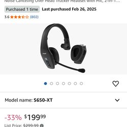 Blue Parrot Headphones 