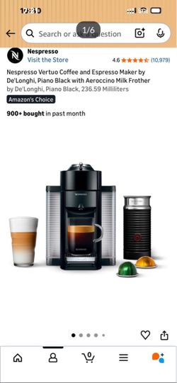BRAND NEW! Nespresso Vertuo Coffee and Espresso Maker + Milk Frother