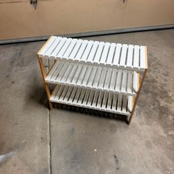 Bamboo Shoe Rack