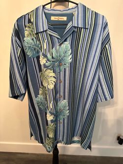 Tommy Bahama Men’s L 100% Silk Shirt