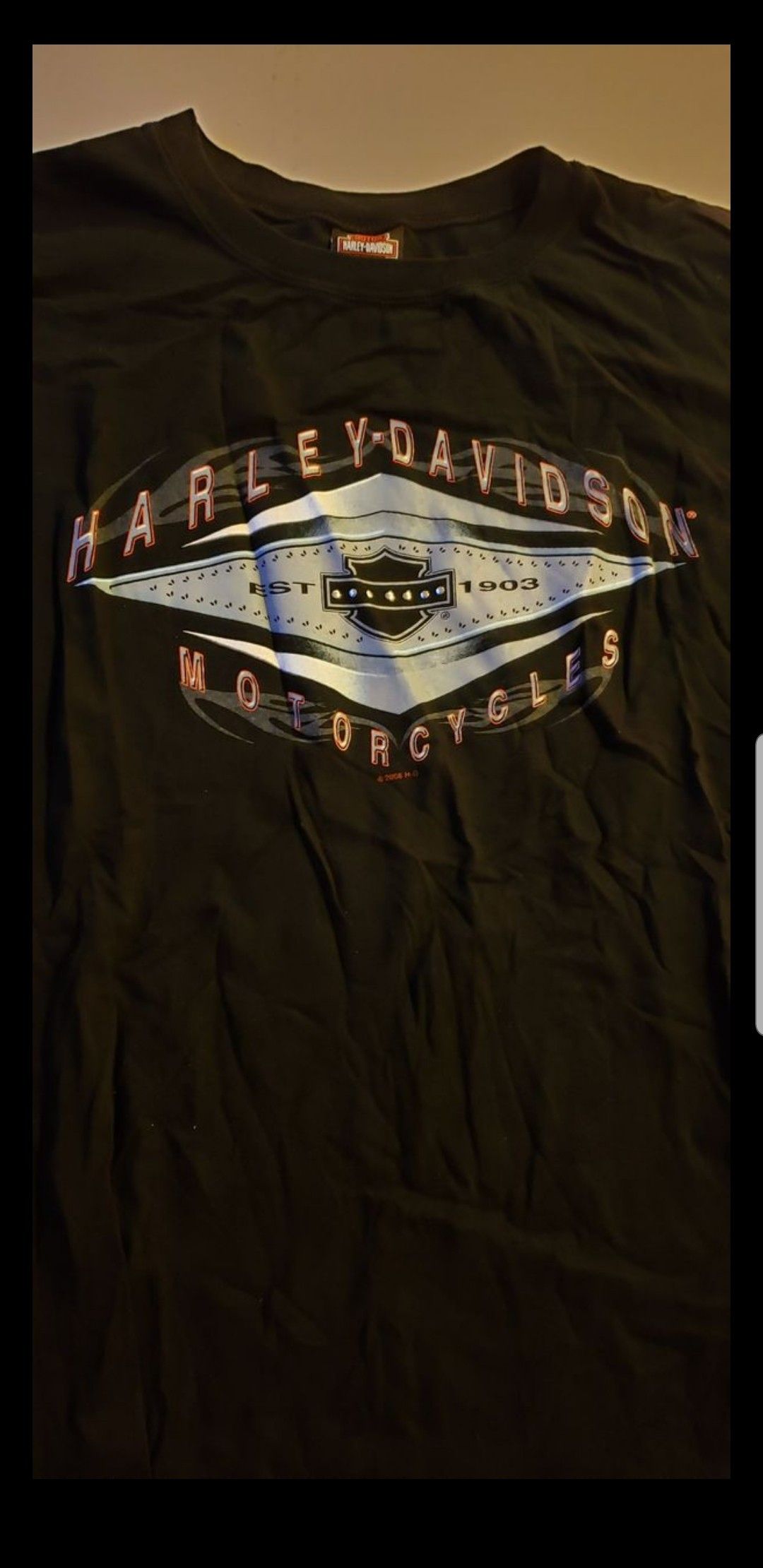 Harley Davison Motorcycle T-Shirt Size 3XL