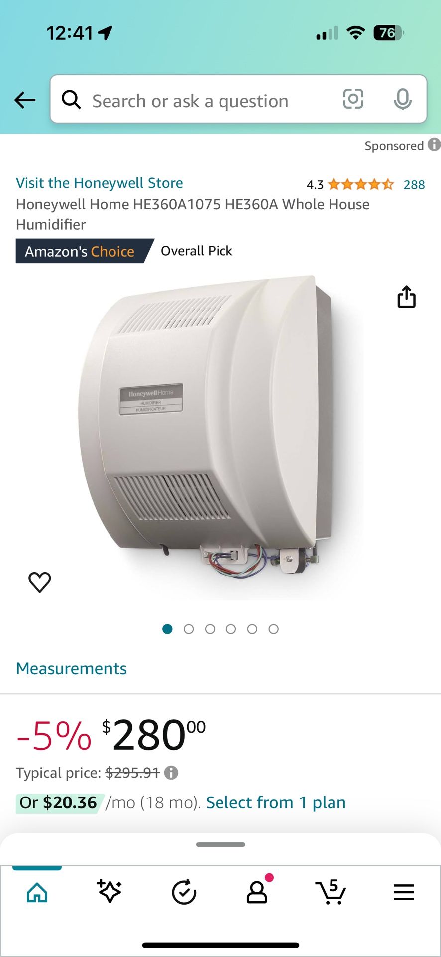 Brand New Whole House Humidifier 