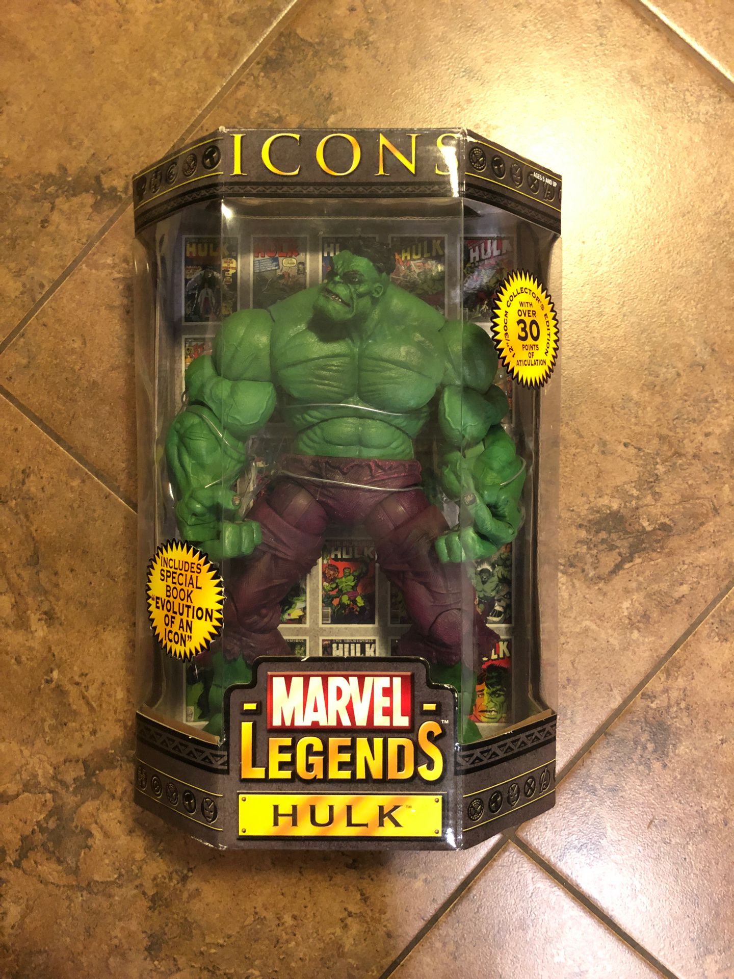 Toy Biz Marvel Legends Icons Hulk - 12”
