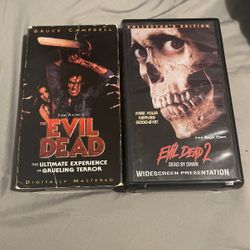 Evil Dead 1&2 VHS 📼 