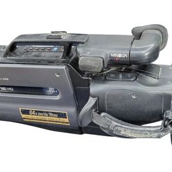 A Collectible Vintage 1980s Minolta Master V-228 VHS-C Camcorder. As-Is