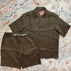 Men’s Dress Polo Shirt Size L/XL Loro Piana