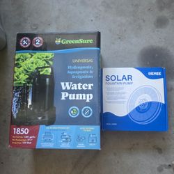 New Water Pump Solar Fountain Pump Sump