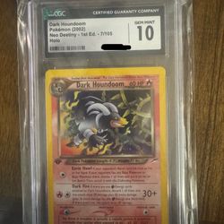 Pokemon Slab / Single Collection Dark Houndoom