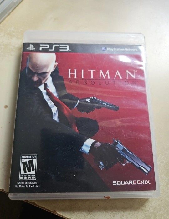 PS3 Hitman Video Game
