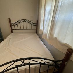 Queen Box spring And Bed Frame