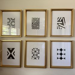 Set of Abstract Art Prints - Will Not Sell Individually