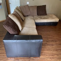 Couch Sectional Microfiber Tualatin 
