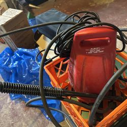 Red Pressure Washer