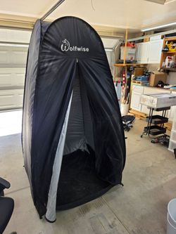 WolfWise PRO Pop Up Shower Tent with Silver Coated, Floor