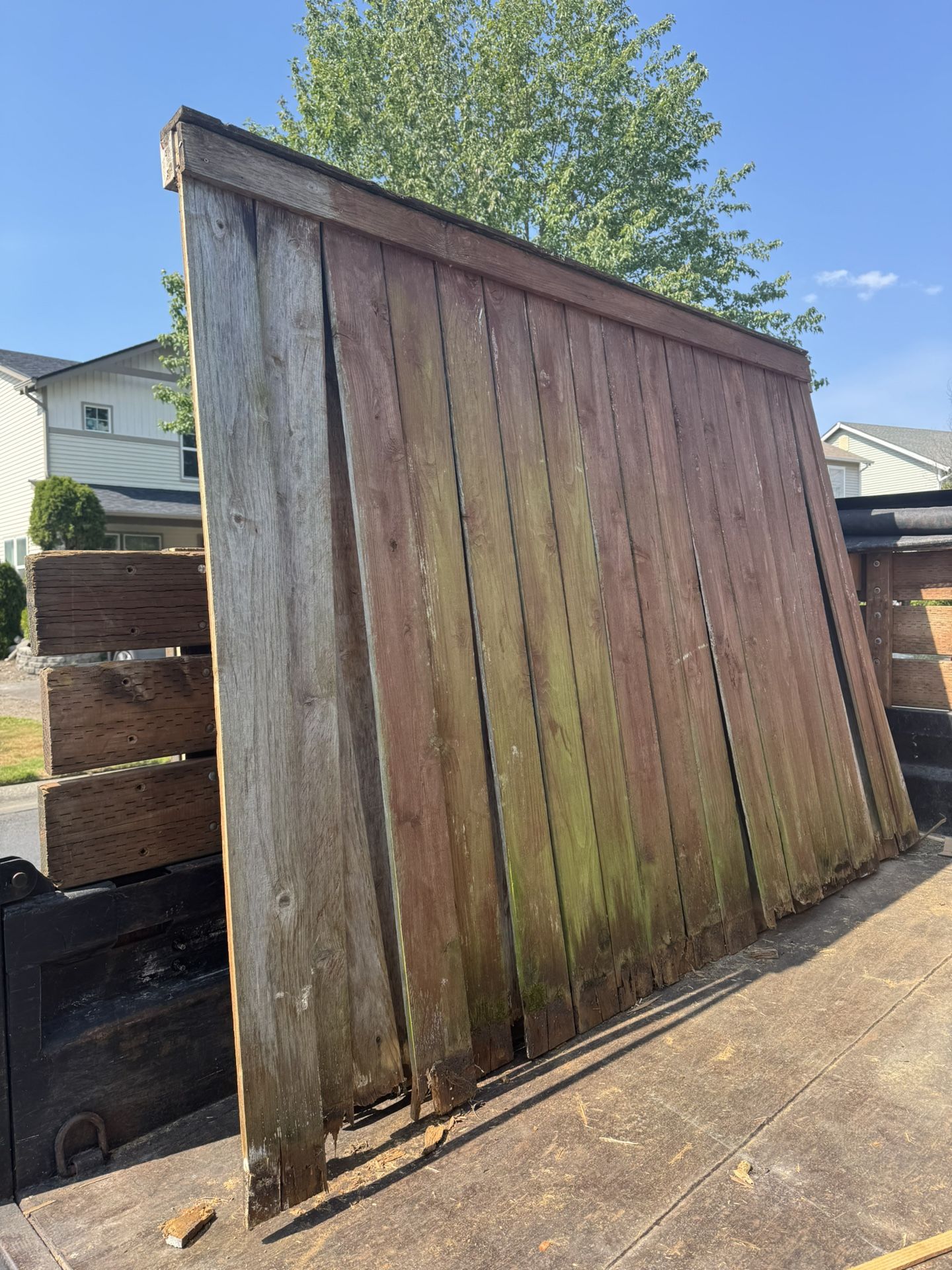 used old fence
