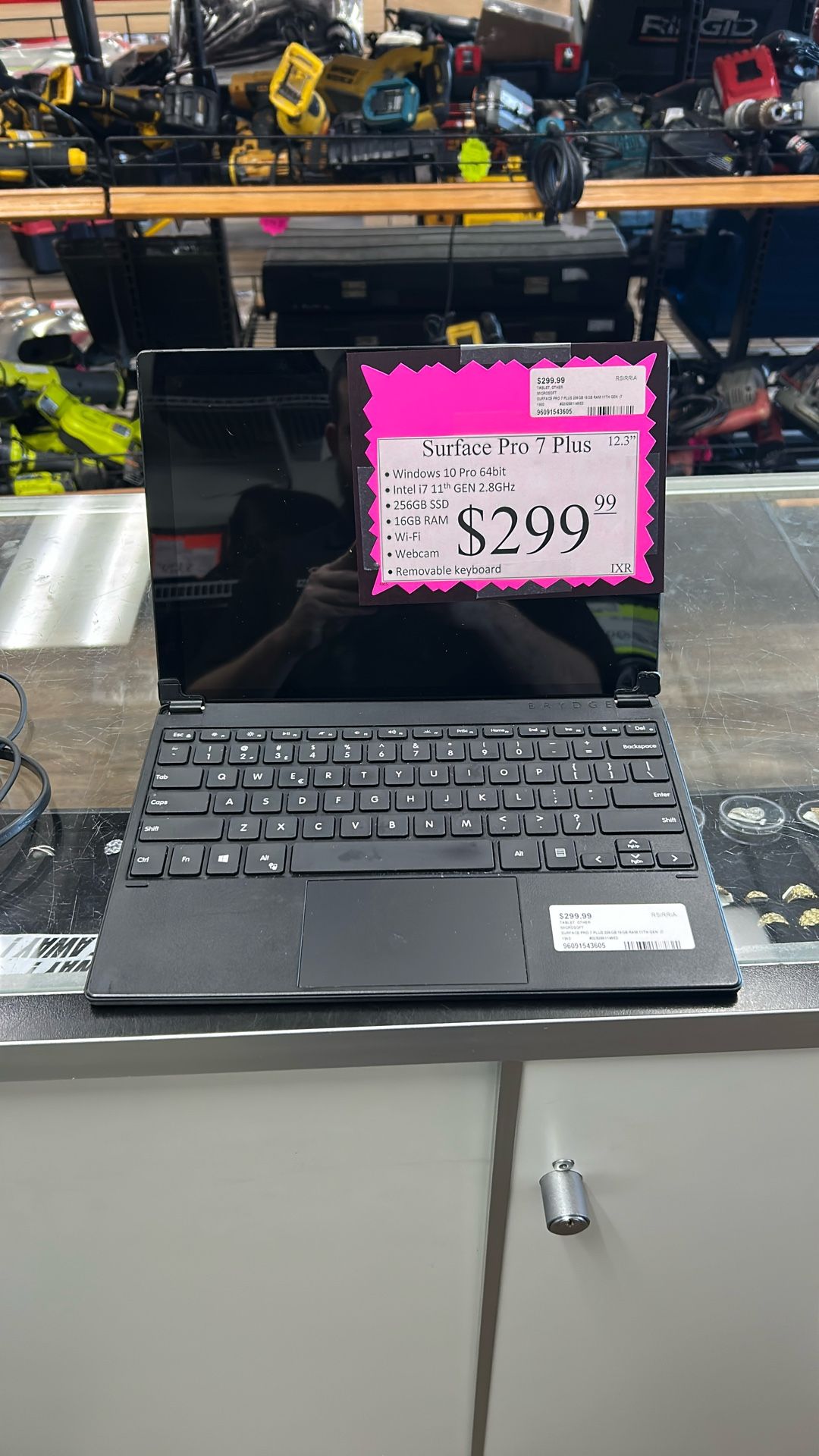 96091 Microsoft 1960 Surface Pro 7 Plus 256gb 16gb Ram I7 543605