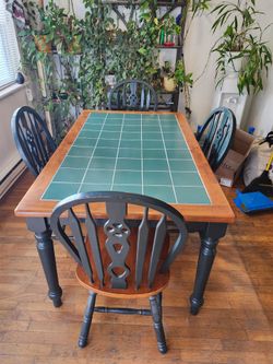 Nice heavy solid wood table