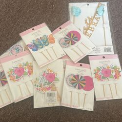 Assorted Cake And Cupcake Toppers Free
