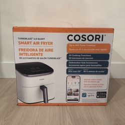 Cosori 6qt TurboBlaze Smart Air Fryer - Cream **Brand New**