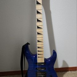 Jackson Dinky Blue Electric Guitar 