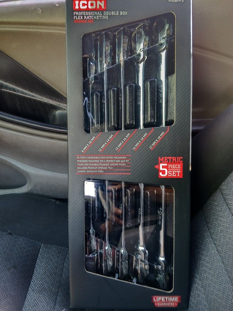 Icon Double Box Long Ratcheting Icon Professional Double Box Flex Ratcheting Set for Sale in Las Vegas ...
