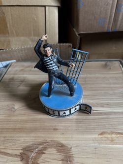 Vintage Elvis Music Box Figurine